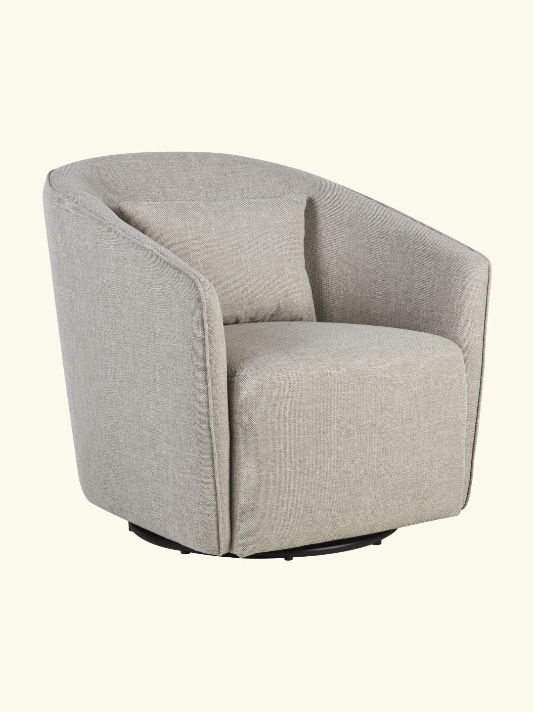 Quax Gomi Swivel & Gliding Chair, Quax Gomi pöörlev ja liikuv tugitool, Mohair Latte