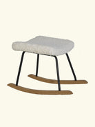 Quax hocker for rocking chair, teddy sheep, foot rest, Quax kiiktooli jalatugi, Cream Limited Edition