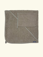 Quax hood towel and washcloth, Quax beebi kapuutsiga vannirätik ja pesukinnas, Thyme