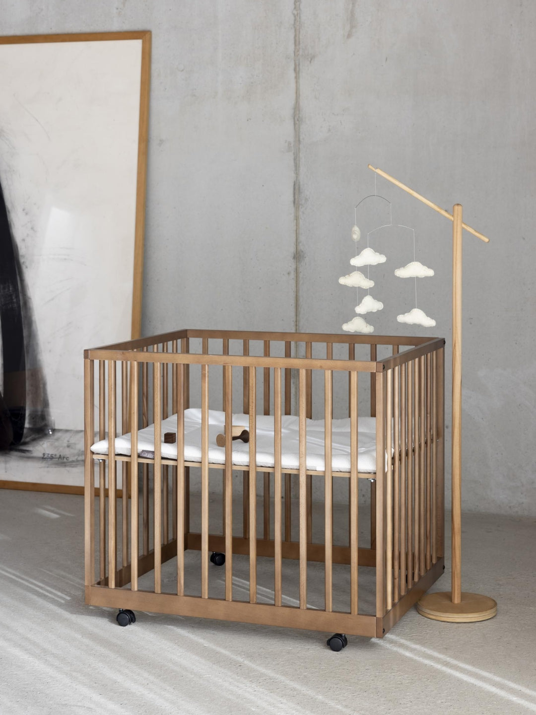 Quax playpen Mori, Quax mänguaedik Mori Walnut, all-groups