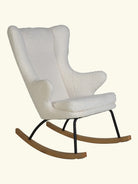 Quax rocking chair de luxe adult teddy, Quax kiiktool de luxe täiskasvanule teddy, Cream Limited Edition