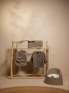 Quax terry bibs, bibs with sleeves, Stone, Quax froteekangast pudipõlled ja varrukatega põlled, Stone, all-groups