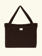 Studio Noos teddy diaper bag, Studio Noos teddy mähkimiskott, mähkmekott, beebitarvikute kott, beebiasjade kott, Chocolate