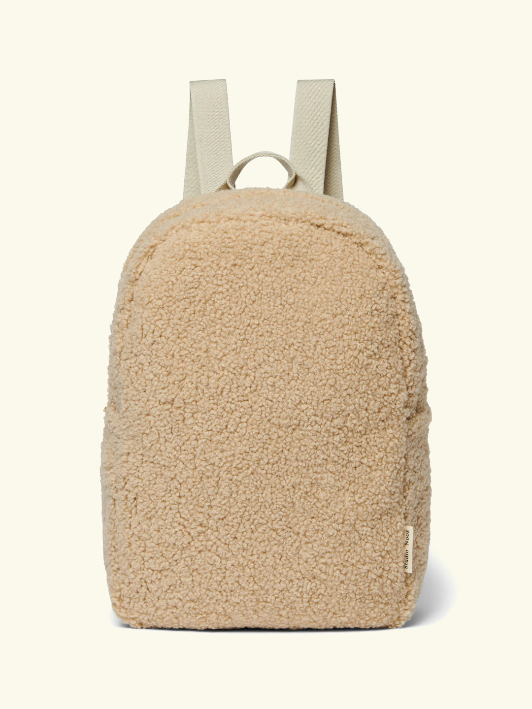 Studio Noos MIDI Teddy Backpack, Studio Noos Teddy  MIDI seljakott, laste seljakott, ecru beež