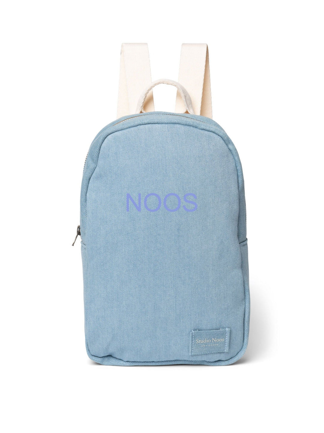 Studio Noos personalized mini backpack Denim, Studio Noos nimeline mini seljakott, light blue 