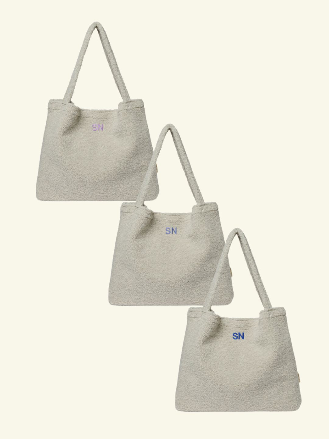 Studio Noos Personalized Mom-Bag Light Grey, Studio Noos personaliseeritud nimeline mom-bag käekott Light Grey