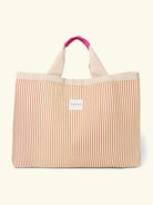 Studio Noos Poplin Striped Beach Bag, Studio Noos poplin rannakott, butter yellow
