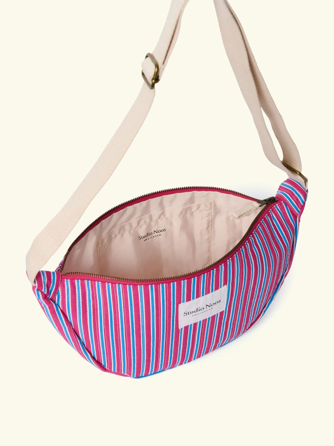 Studio Noos Poplin Striped Fanny Pack, Studio Noos poplin triipudega õlakott, vöökott, all-groups