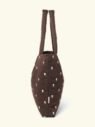Studio Noos Puffy mom-bag brown with hearts, Studio Noos mom-bag pruun südametega