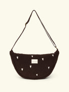 Studio Noos fanny pack with hearts, Studio Noos südametega õlakott kõhukott võõkott tumepruun, Chocolate