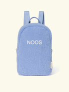 Studio Noos personalized backpack Light Blue, Studio Noos personaliseeritud seljakott helesinine, off-white embroidery