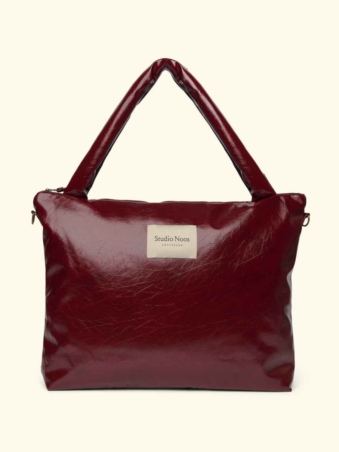 Studio Noos vegan leather stroller bag, Studio Noos vegannahast mähkmekott, vankrikott, Burgundy