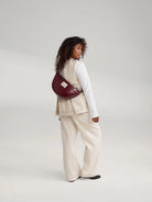 Studio Noos vegan leather fanny pack adult, Studio Noos vegannahast fanny pack, vöökott, õlakott, Burgundy, all-groups