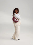 Studio Noos vegan leather fanny pack adult, Studio Noos vegannahast fanny pack, vöökott, õlakott, Burgundy, all-groups