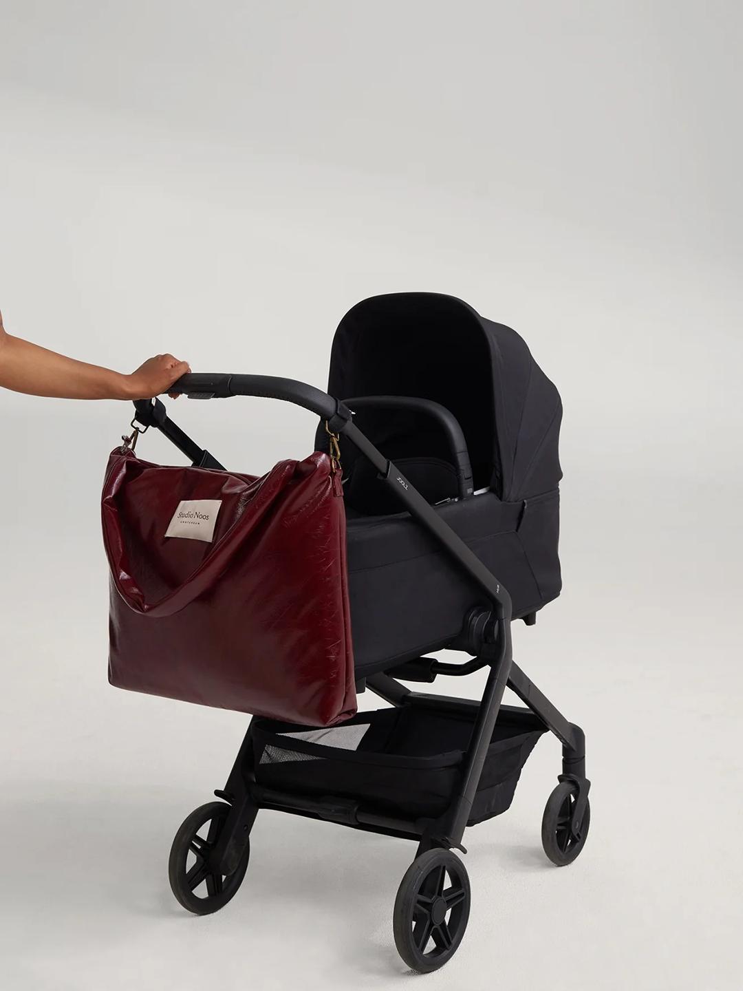 Studio Noos vegan leather diaper bag, Studio Noos vegannahast mähkmekott, Burgundy, all-groups