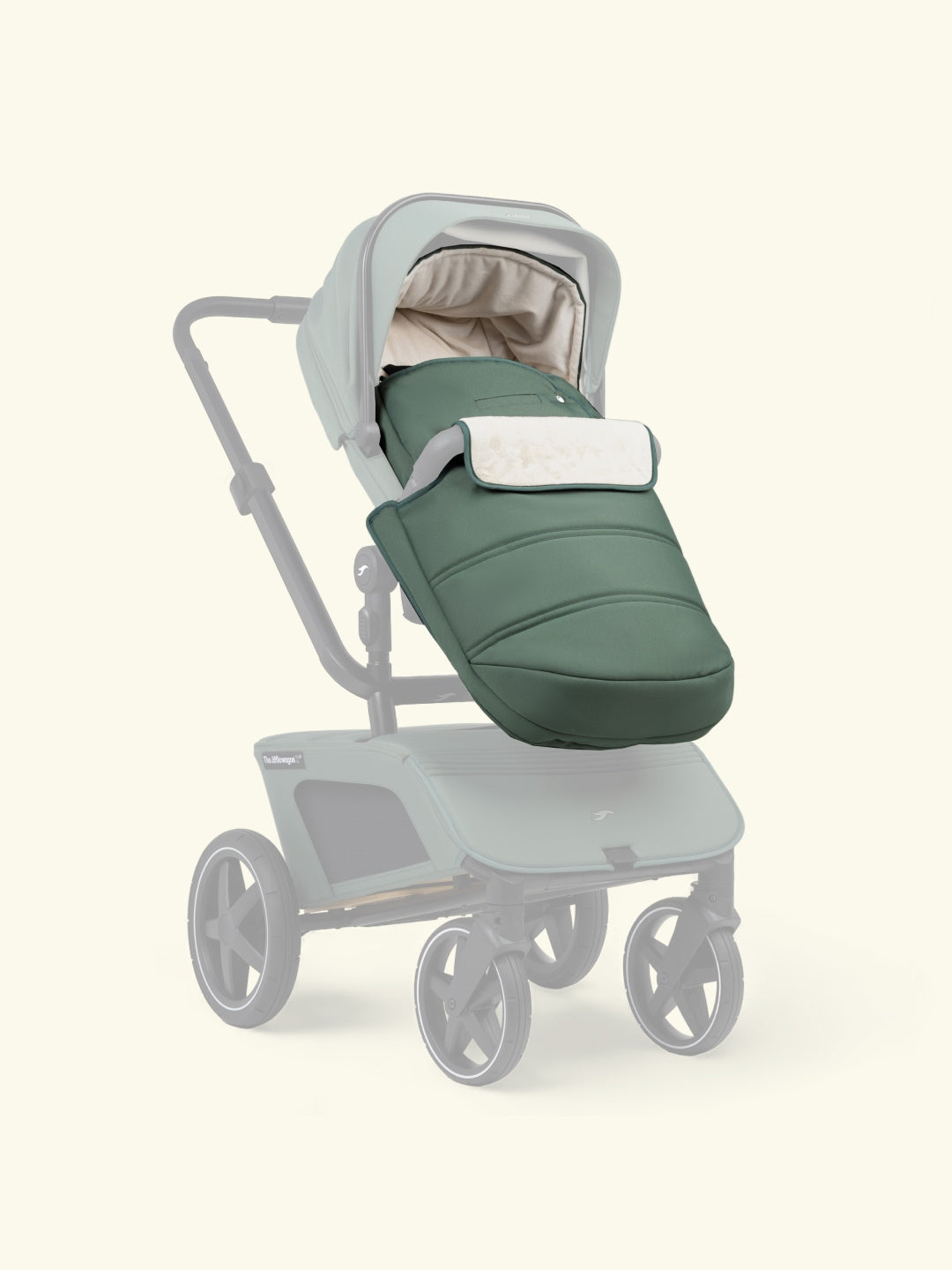 The Jiffle wagon footmuff, pine, The Jiffle wagon soojakott pine, Pine