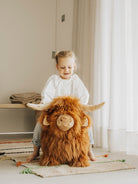 Wild&Soft Soft bouncy Highland Cow, Wild&Soft pehme hüppeloom mägiveis