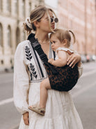 Wildride Toddler Swing Carrier - Brown Leopard, Wildride väikelapse kandekott - Brown Leopard