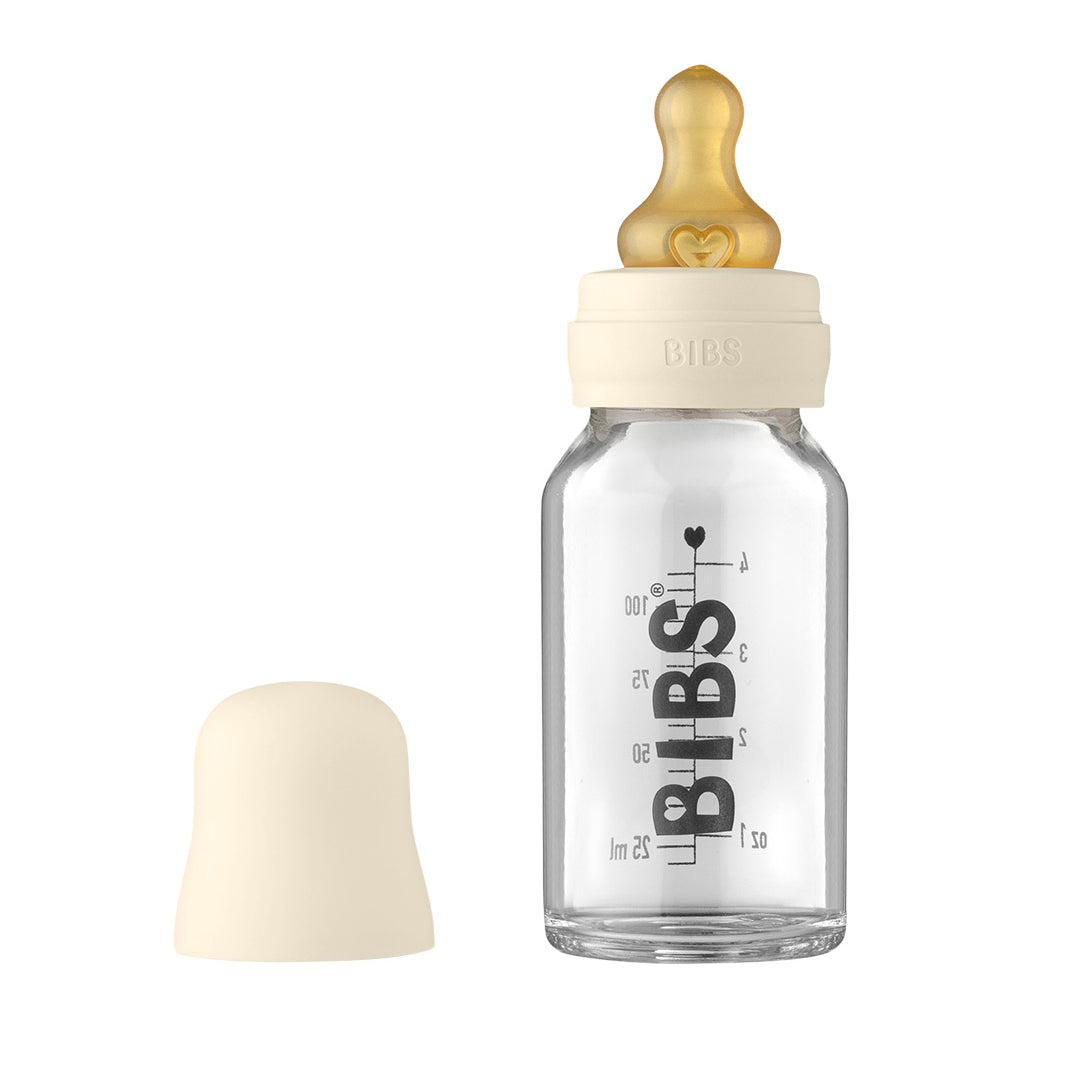 BIBS Baby Glass Bottle, BIBS klaasist lutipudel