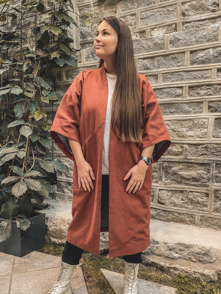 Haruu 100% Linen Kimono, Haruu 100% linane kimono