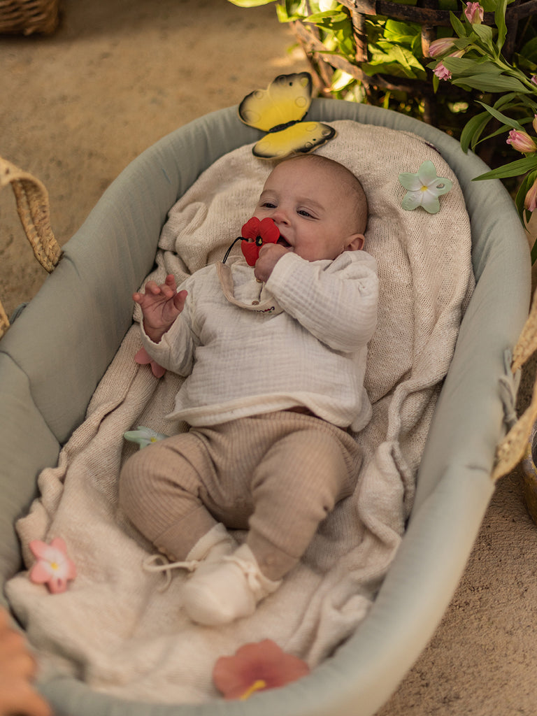 Oli&Carol Mini-Teether - Bali the Flower, Oli&Carol mini-närimisrõngas Bali the Flower