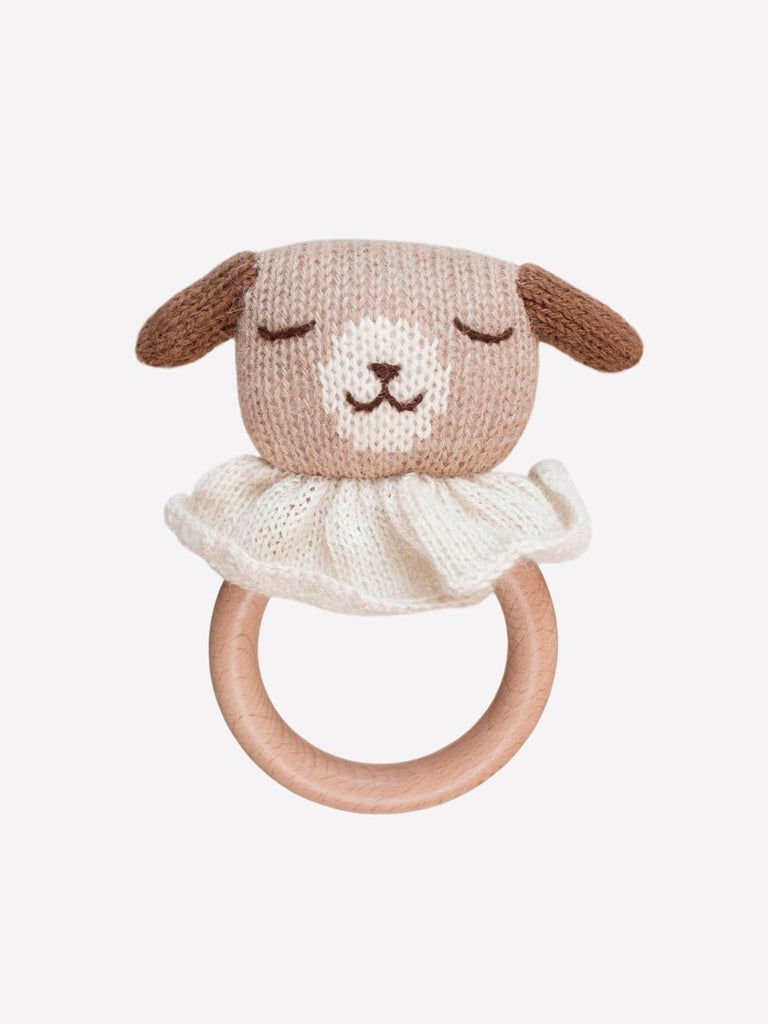 Main Sauvage Alpaca Wool Teething Ring, Main Sauvage alpakavillast närimisrõngas