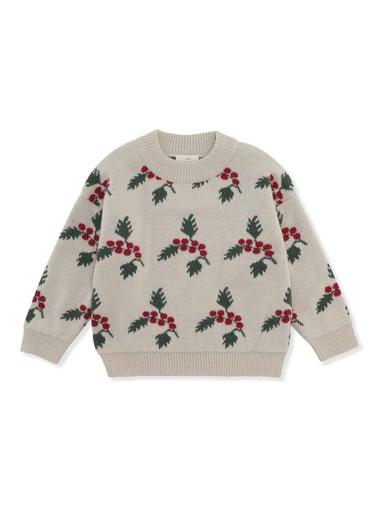 Konges Sløjd Holiday Knit, Konges Sløjd meriinovillane mustriga kampsun