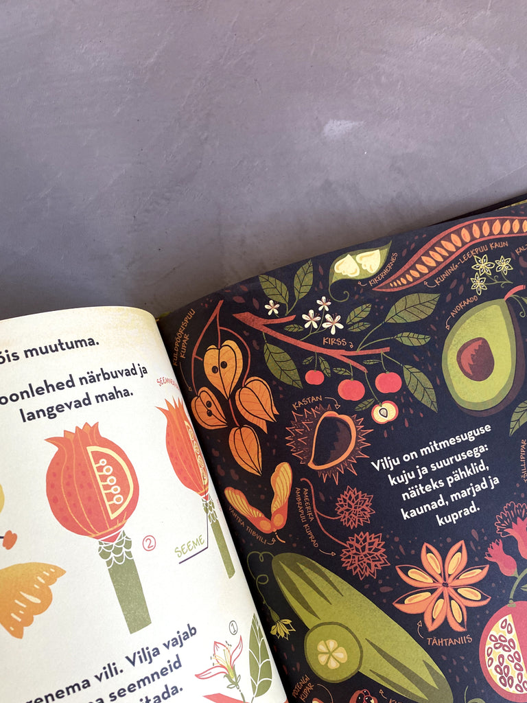 Children's book, raamat Tuhande näoga lilled