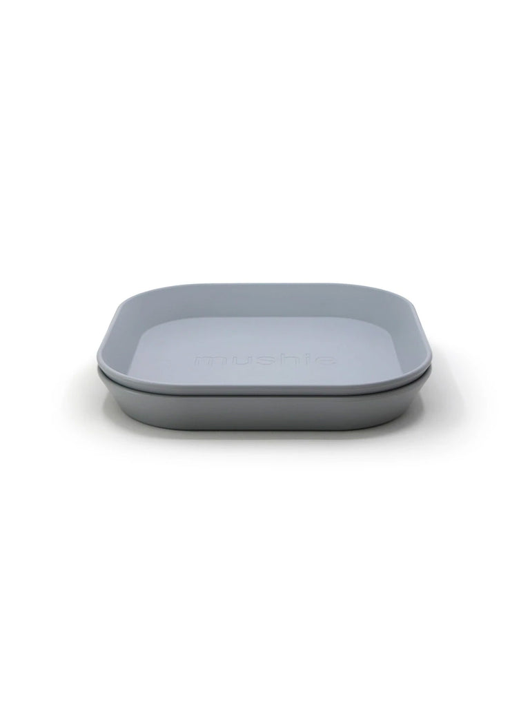 Mushie Plates 2-pack, Mushie BPA vabast plastikust taldrikud beebile ja väikelapsele, 2 pakk