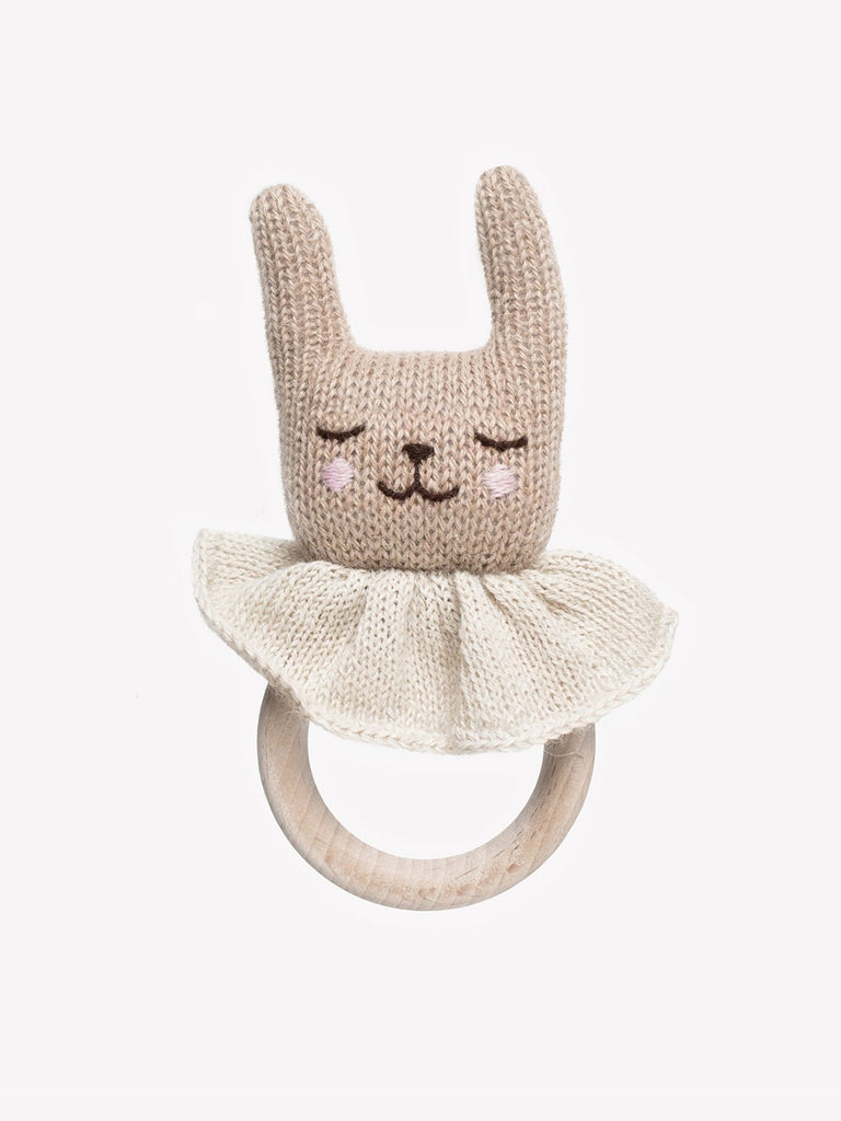 Main Sauvage Alpaca Wool Teething Ring, Main Sauvage alpakavillast närimisrõngas