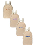 Studio Noos Personalized MIDI Backpack - Ecru, Studio Noos nimeline midi-seljakott – värv Ecru, personaliseeritud seljakott, erinevad tikandid